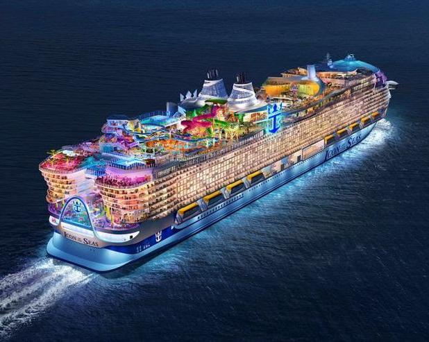 Самый большой в мире круизный лайнер Icon of the Seas с 5610 туристами и персоналом в 2350 человек отправится в плавание уже в начале следующего года