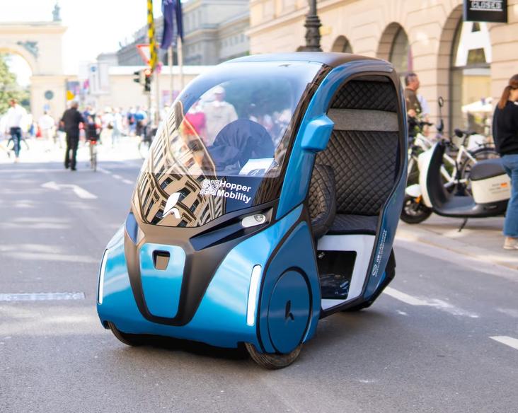 Гибрид автомобиля и электровелосипеда: представлен Hopper Mobility с электрической трансмиссией