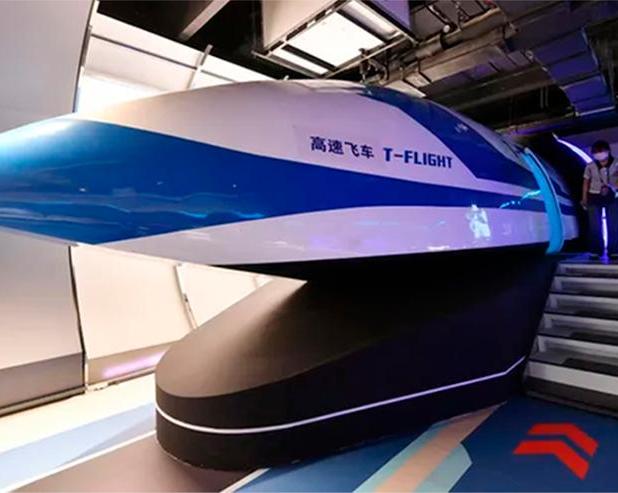 Китай: при тестовых испытаниях гиперпетлевой поезд развил скорость 623 километров в час