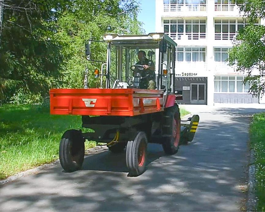 Первый отечественный трактор на электрической тяге состоит на 90% из российских компонентов и уже проходит испытания